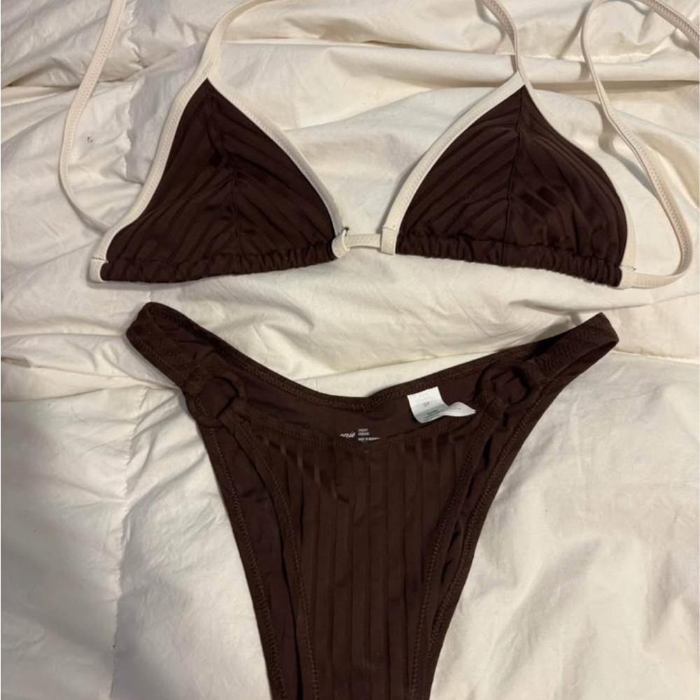 Aerie Brown Bikini Set